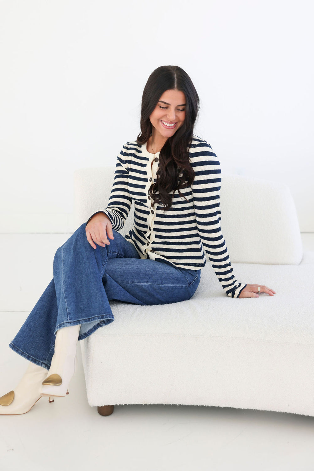 Kadie Striped Cardigan