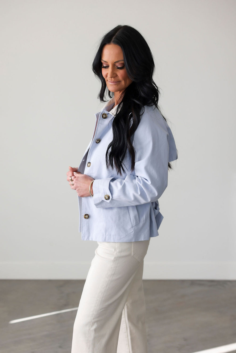 Rainah Short Trench Coat