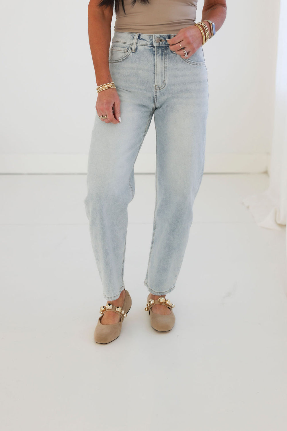 Ryah Lovervet Barrel Jean