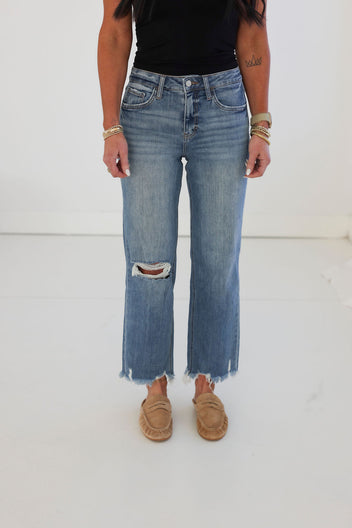Addie Lovervet Wide Leg Jean