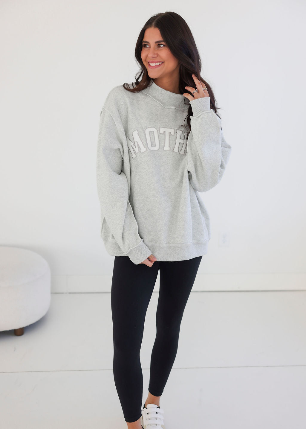 Mother Embroidered Pullover