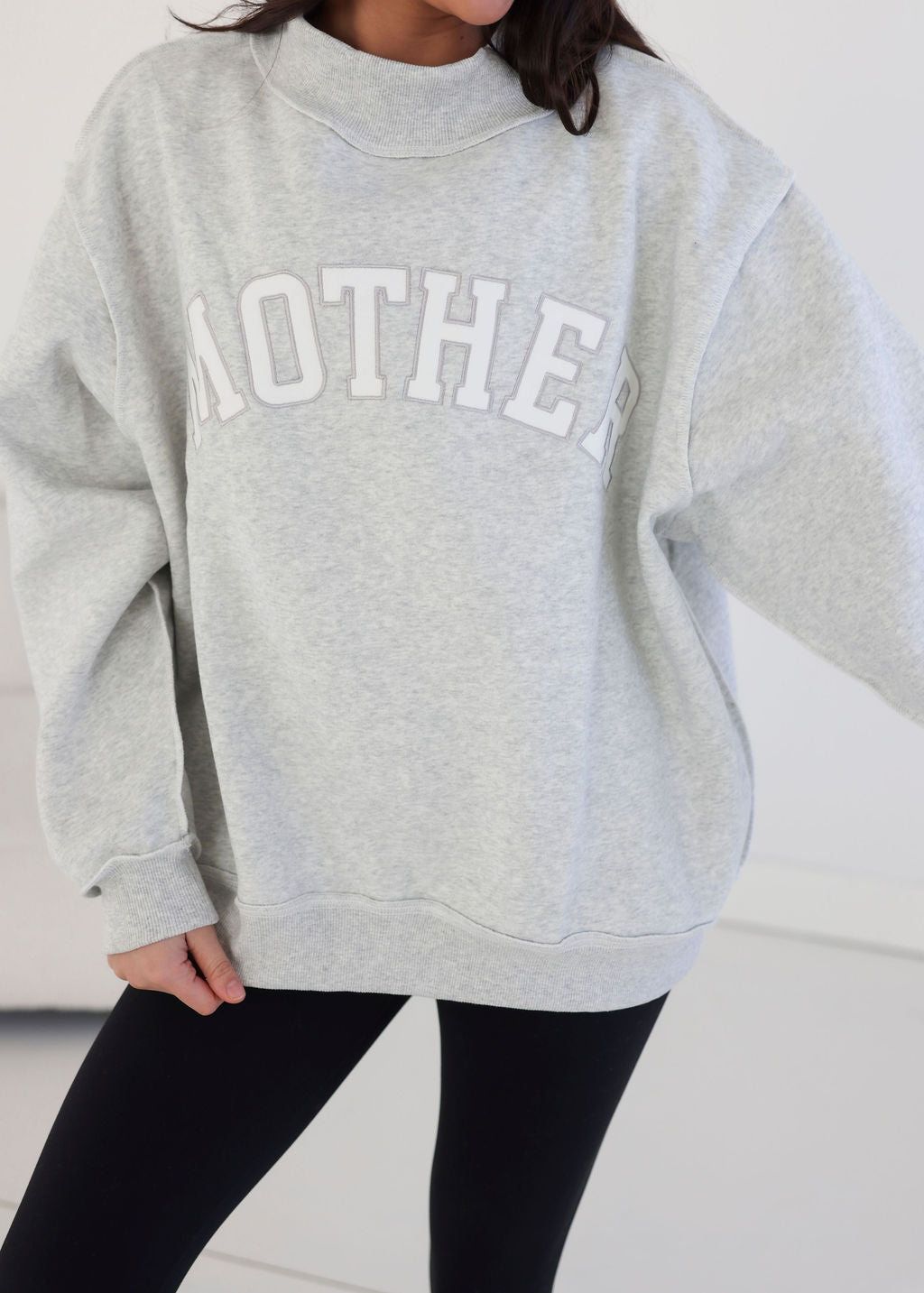 Mother Embroidered Pullover
