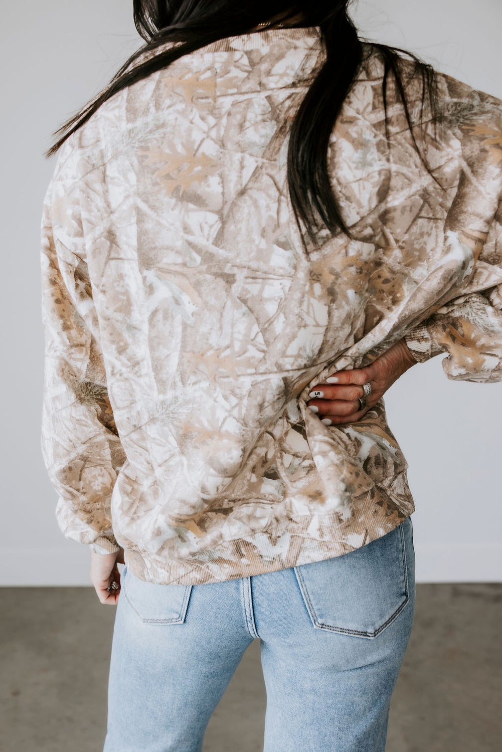 Buttercream Camo Crew by Lily & Lottie