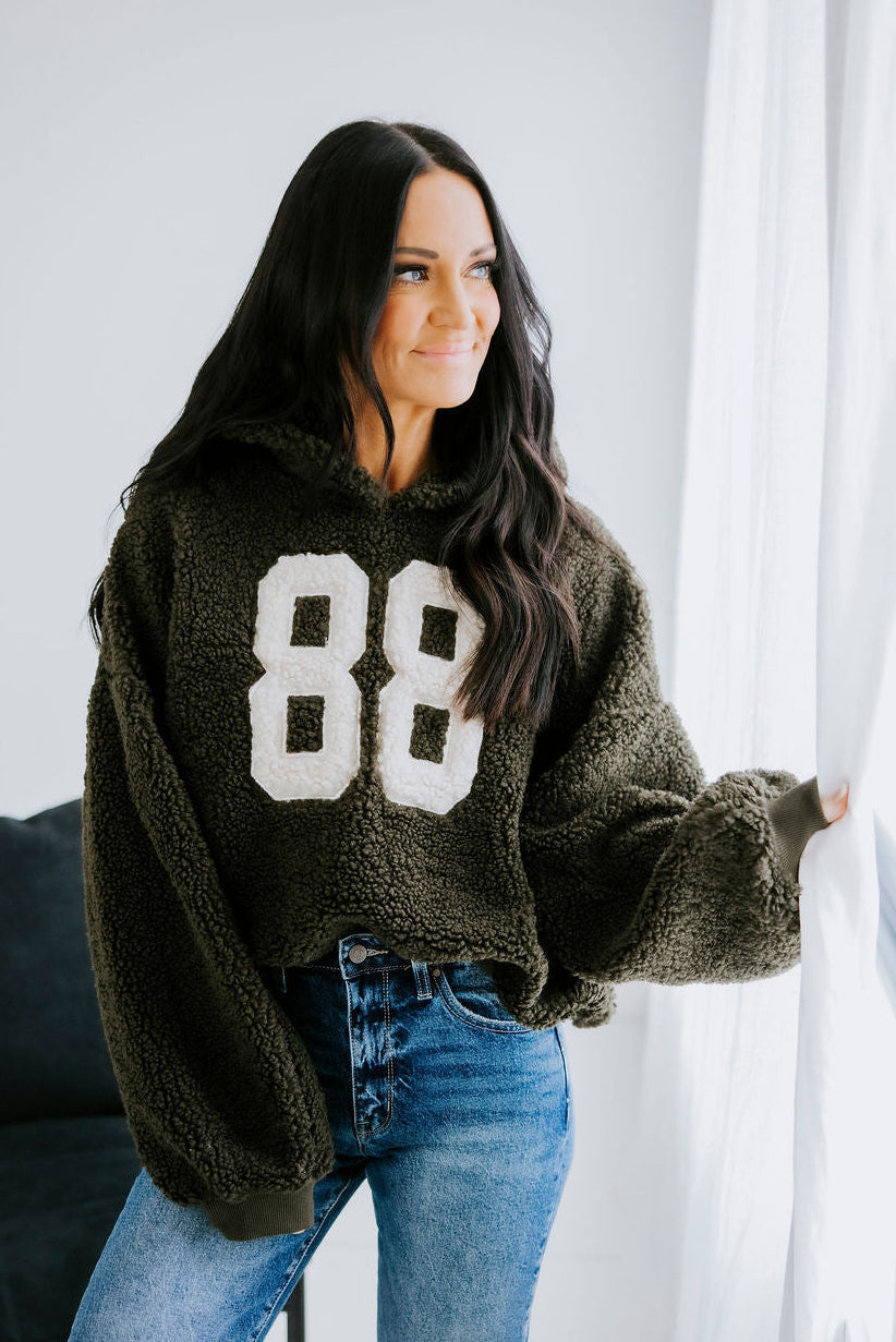 image of 88 Oversized Fleece Pullover