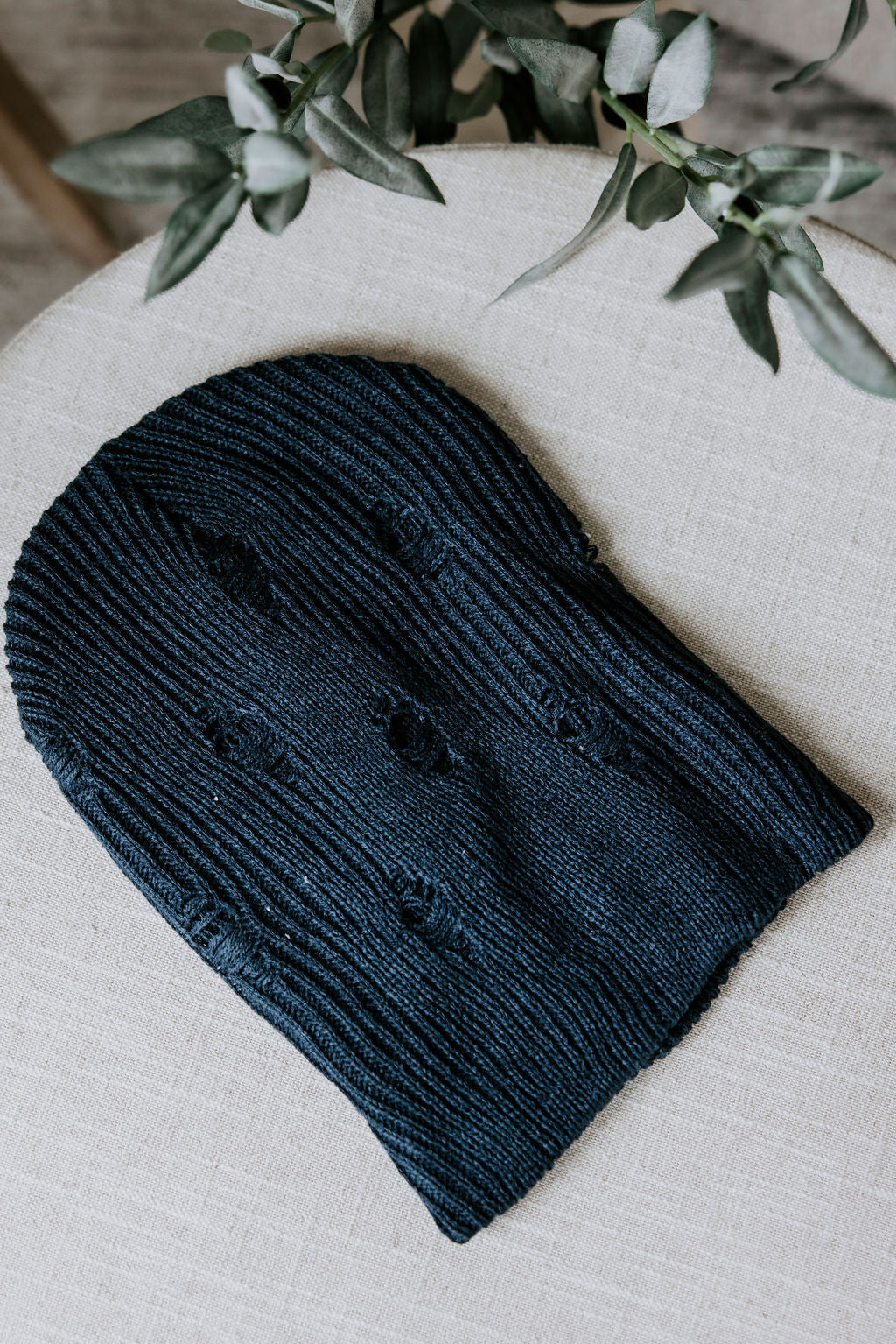 image of Coastline Distressed Vintage Beanie
