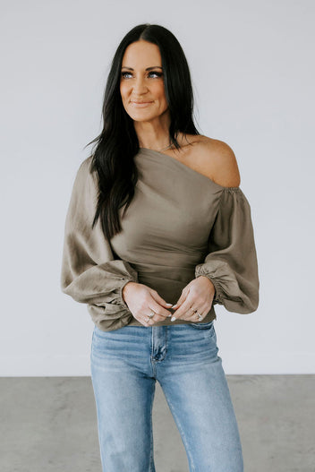 Mandie One Shoulder Top