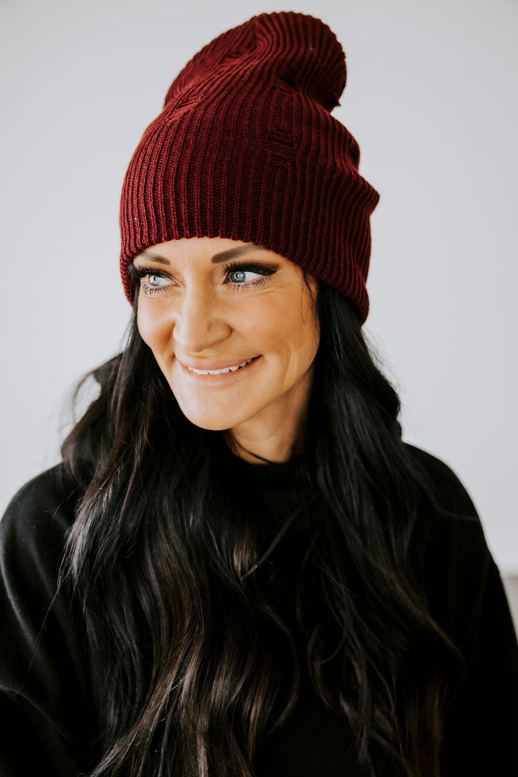 image of Coastline Distressed Vintage Beanie