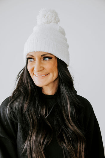Frostline Boucle Pom Beanie