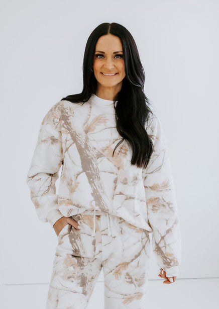 Sand Dune Camo Crew by Lily & Lottie product view