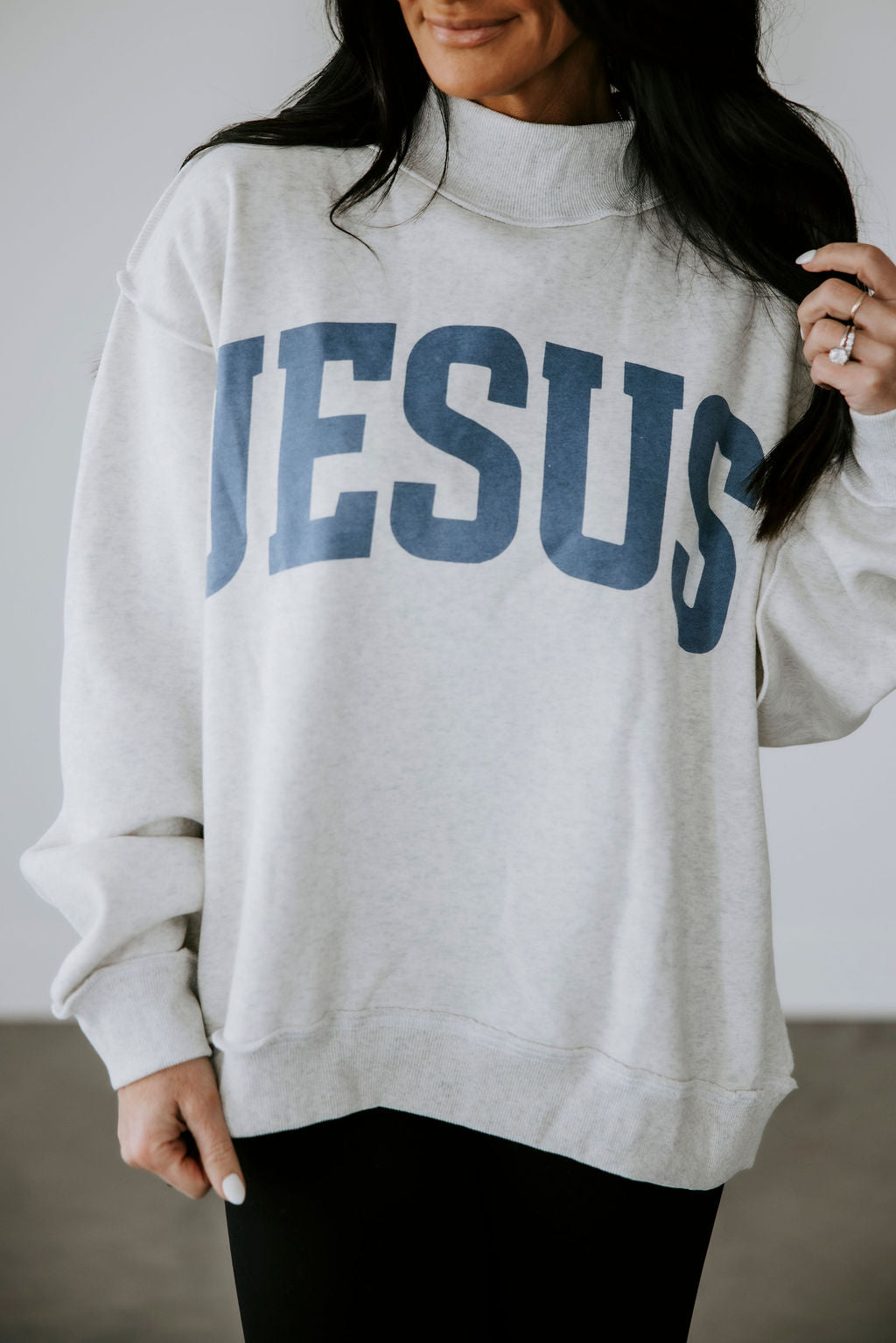 image of Jesus Reversible Graphic Crew