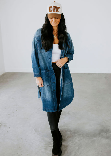 Kaidon Long Denim Coat product view
