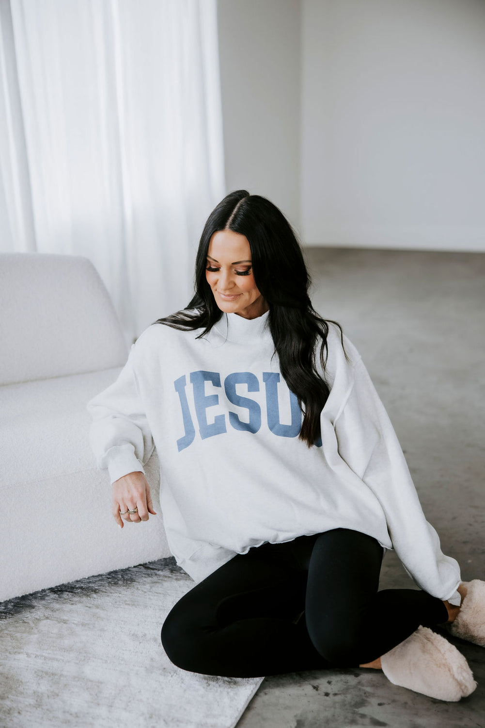 Jesus Reversible Graphic Crew