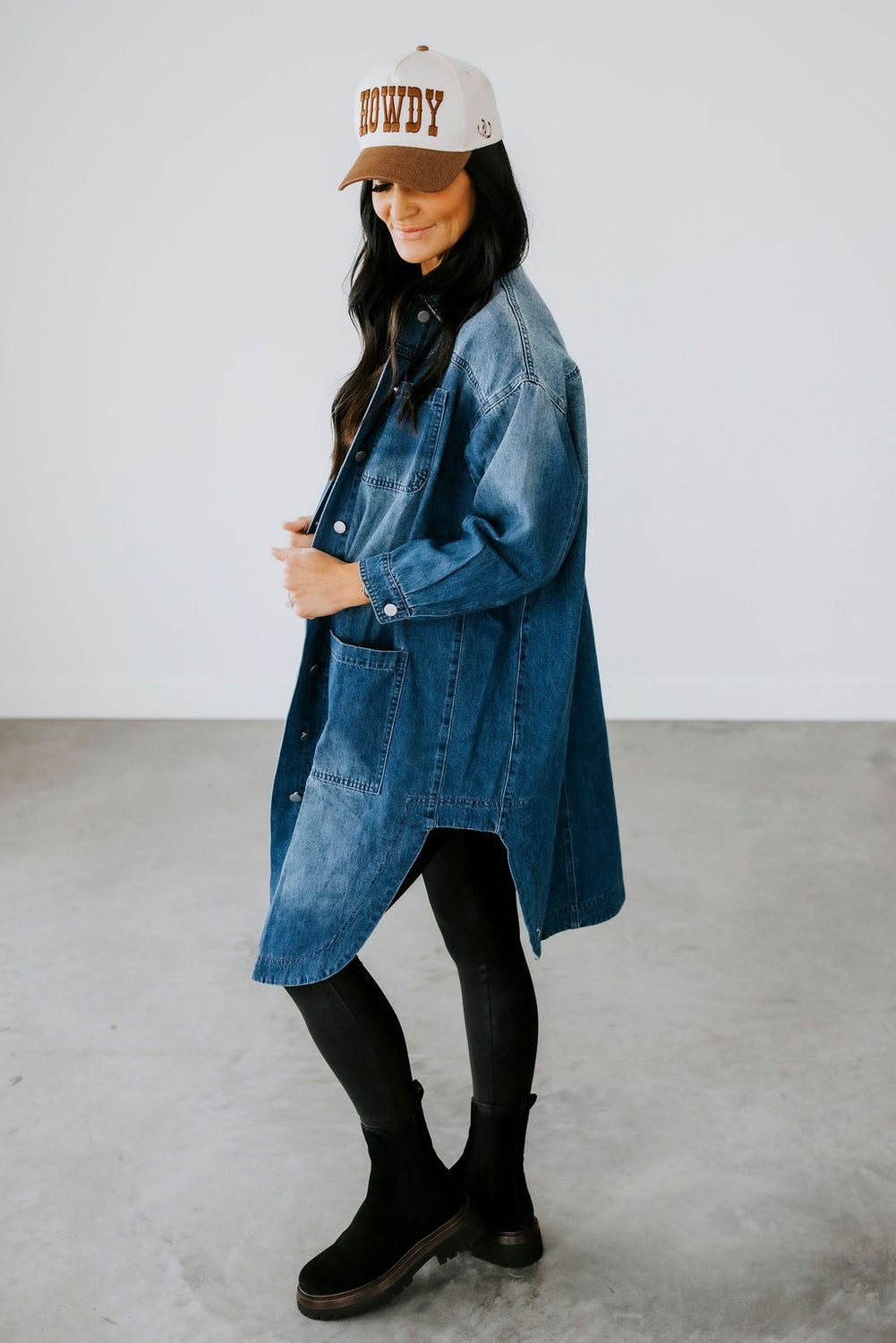 Kaidon Long Denim Coat