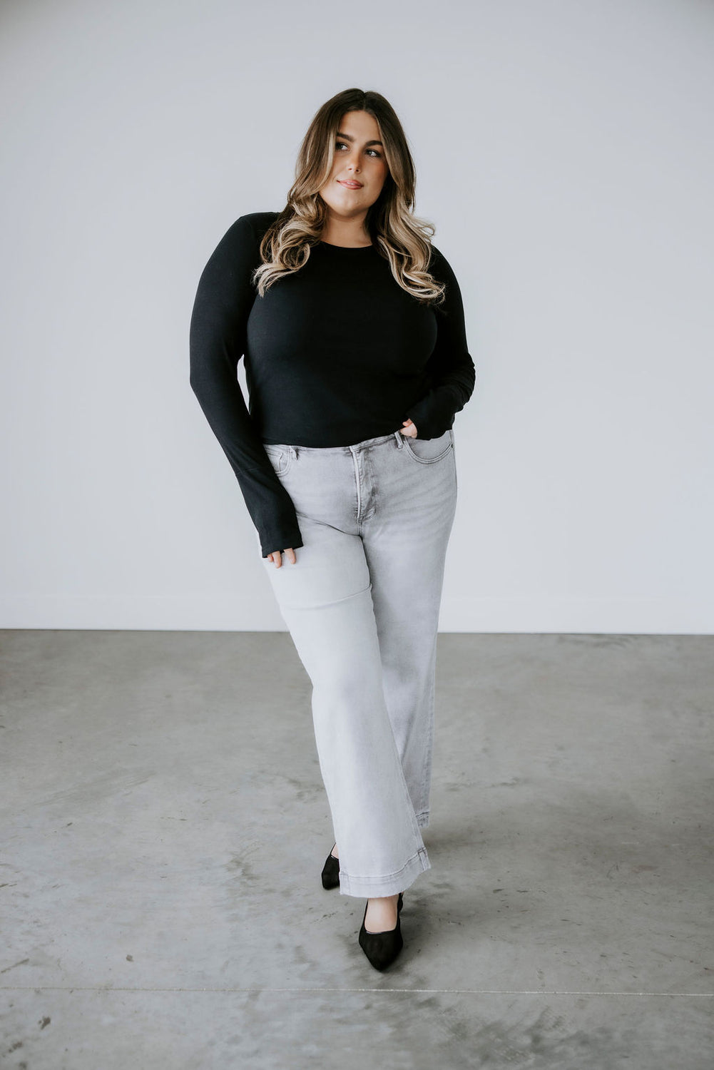 Sabrena Risen Wide Leg Jeans