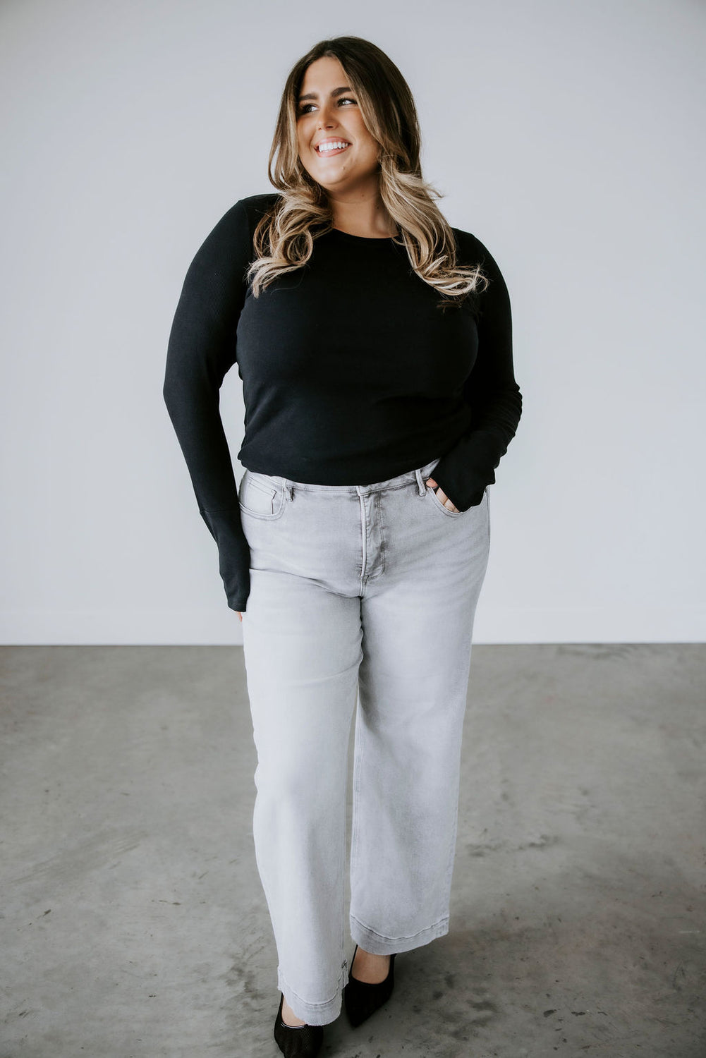 Sabrena Risen Wide Leg Jeans