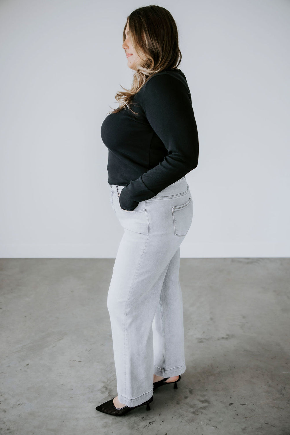 Sabrena Risen Wide Leg Jeans