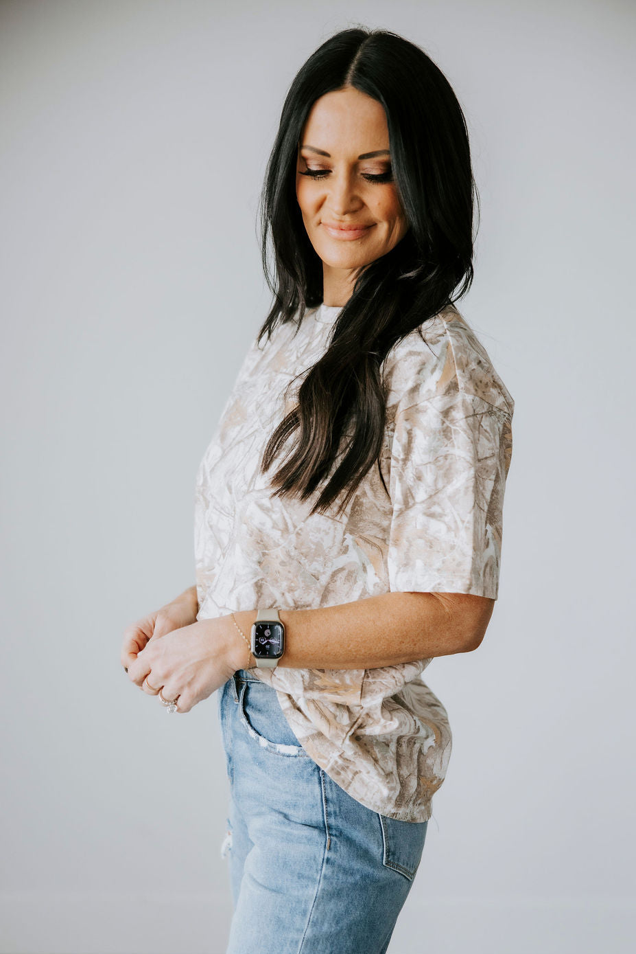 Camo Crew T-Shirt by Lily & Lottie