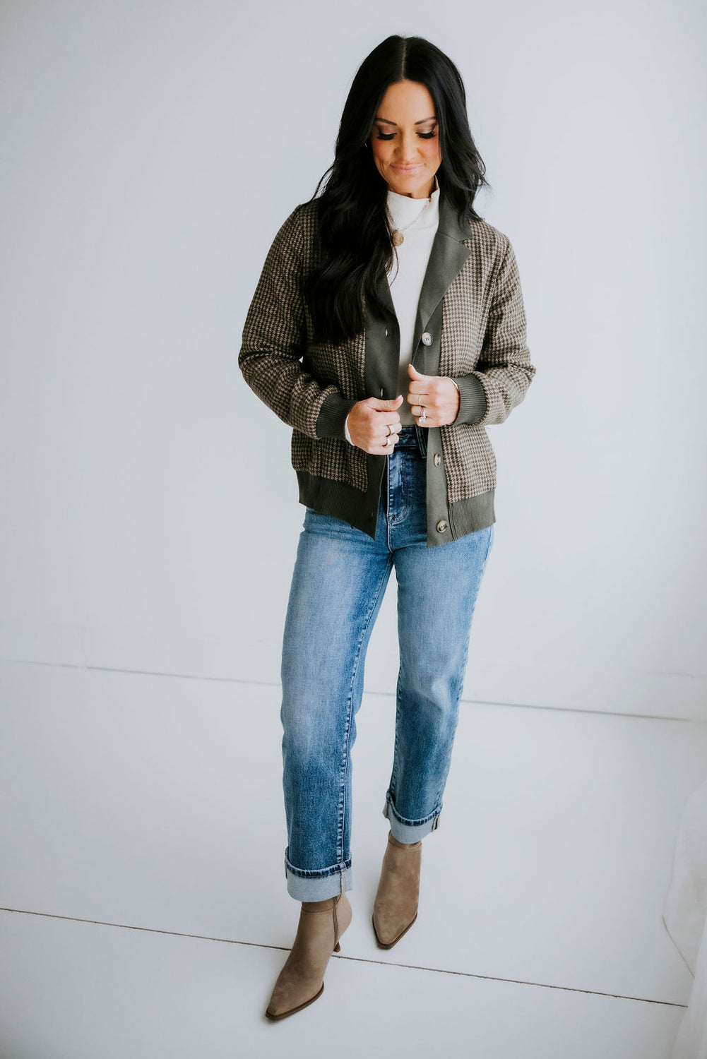 Walter Tweed Cardigan