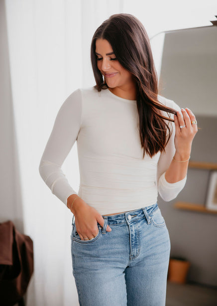 Kara Seamless Crew by Lily & Lottie product view