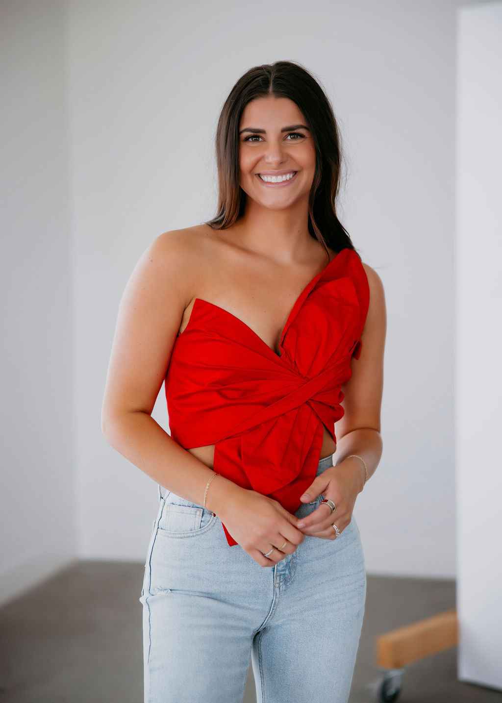 Gianna Knotted Crop Top