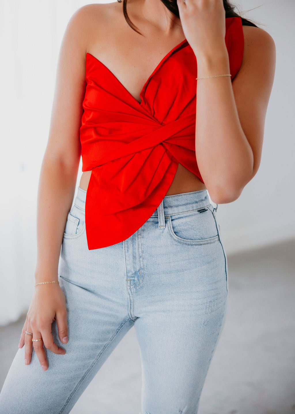 Gianna Knotted Crop Top