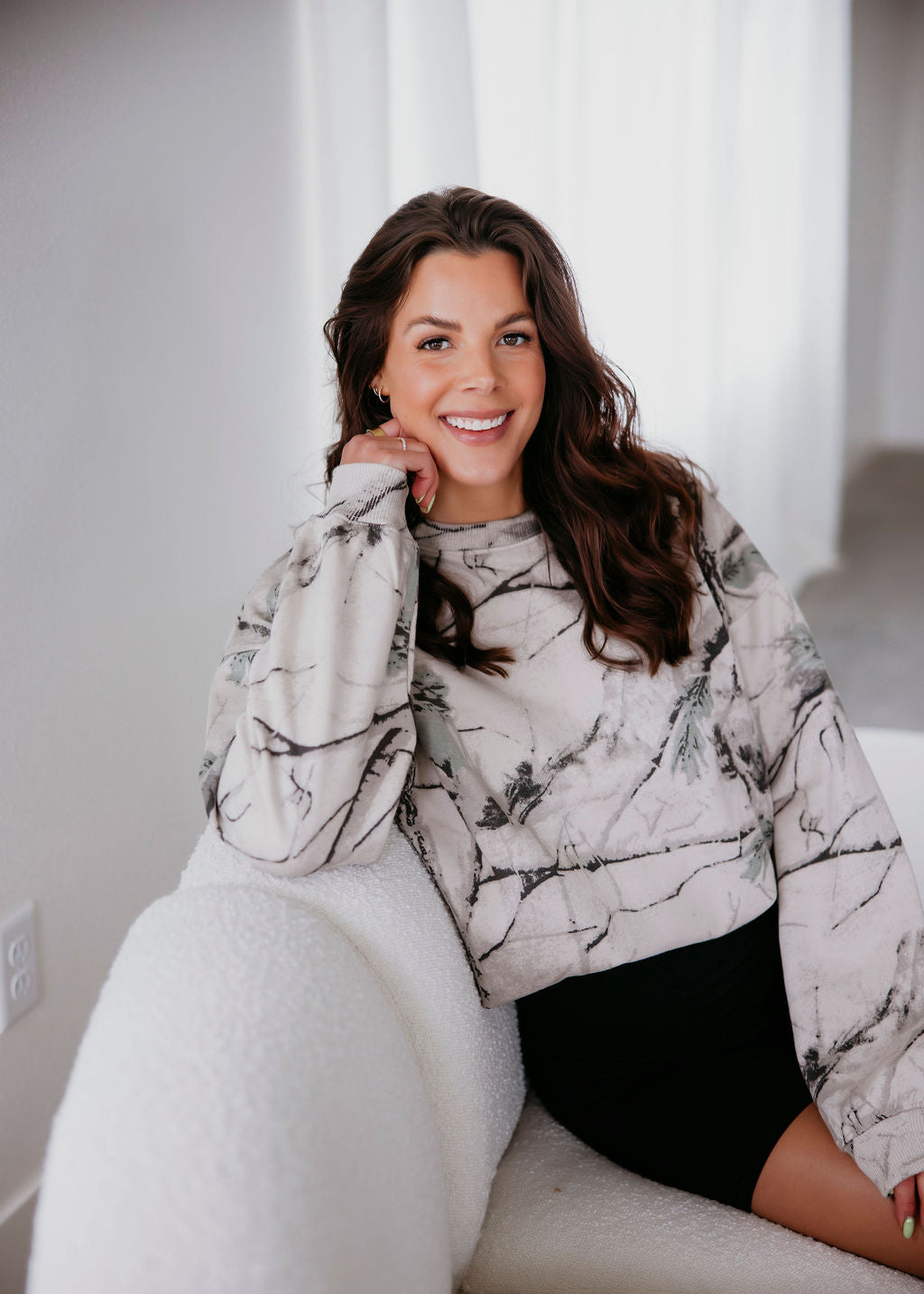 Mist Dune Camo Crew by Lily & Lottie