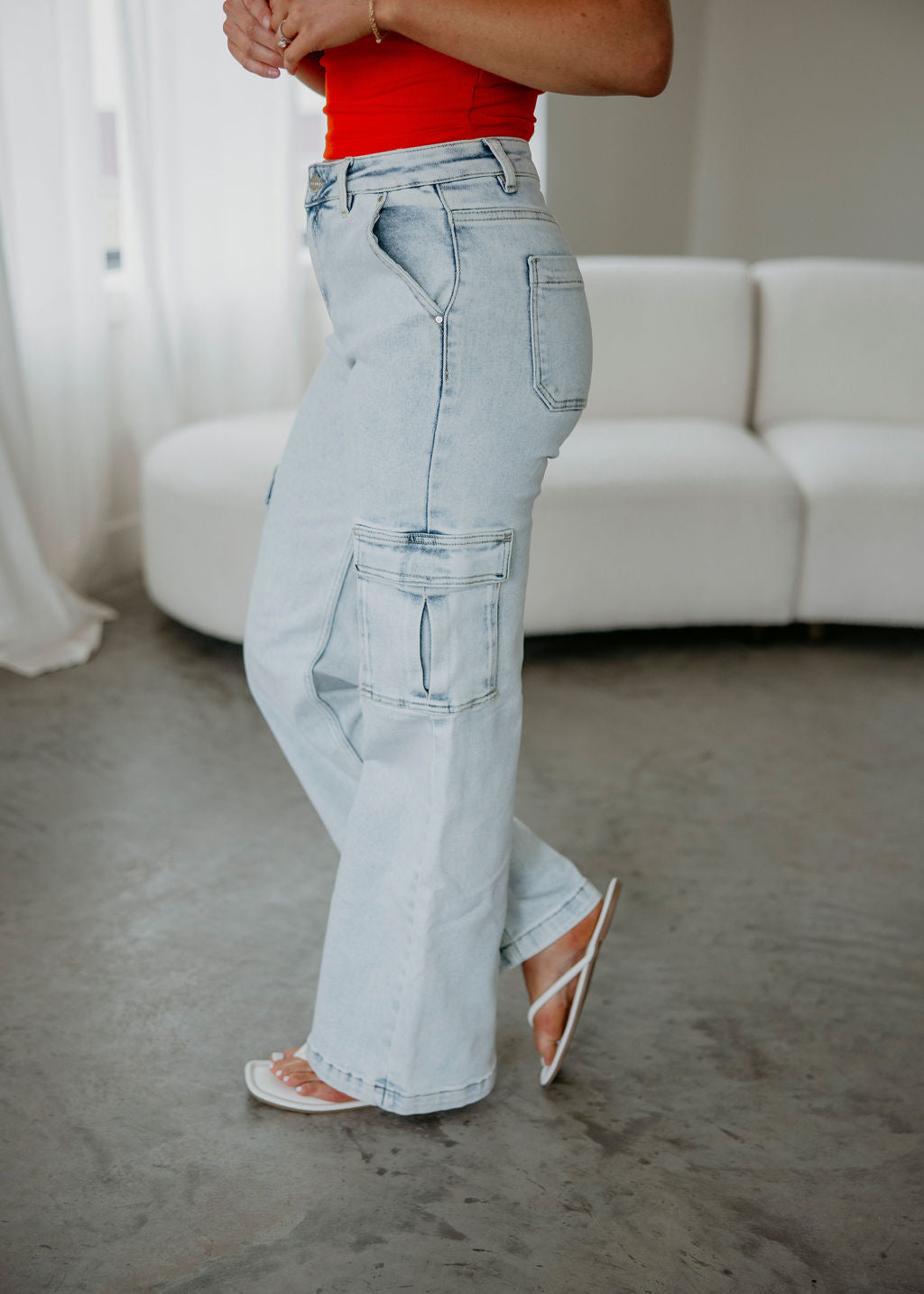 Marrin Denim Cargo Pants