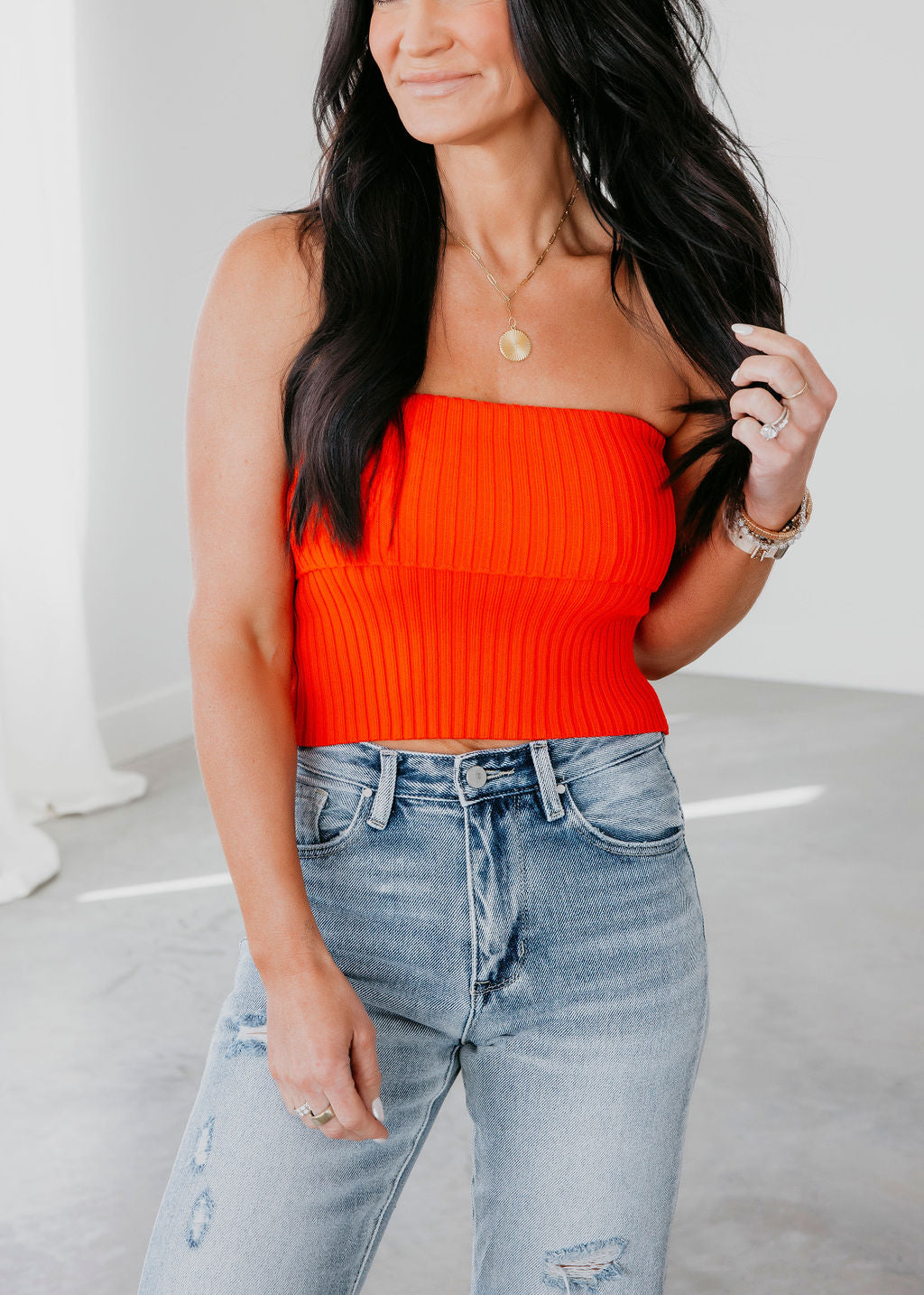 Eloise Ribbed Tube Top