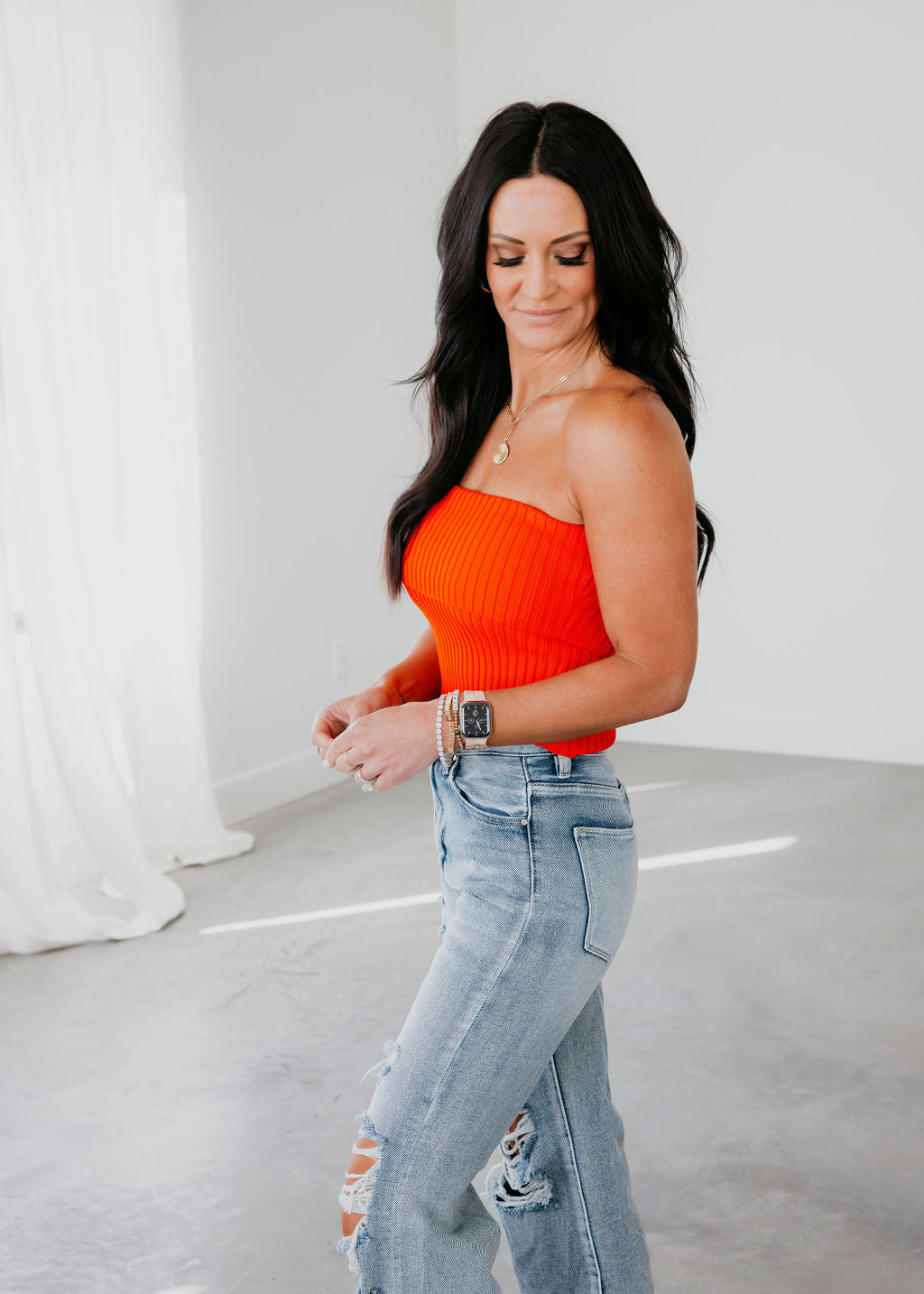 Eloise Ribbed Tube Top