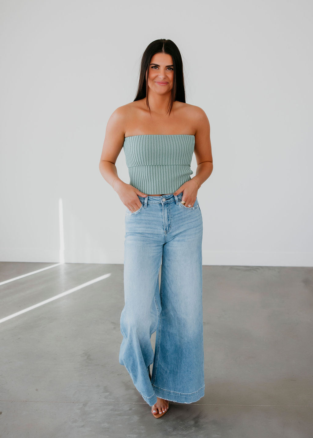 Eloise Ribbed Tube Top