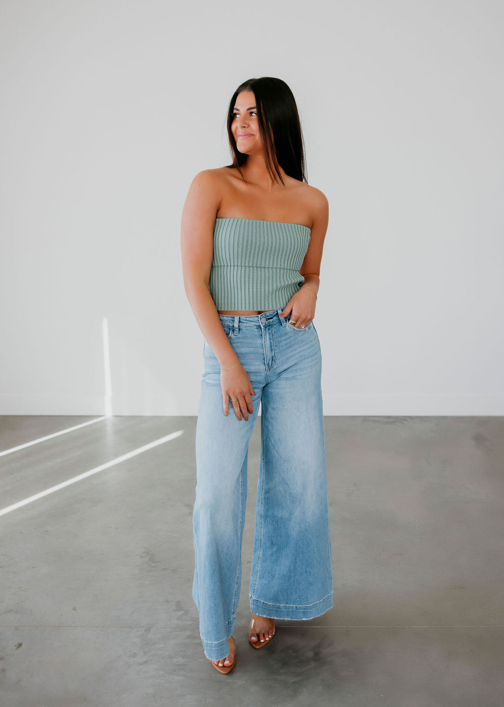Eloise Ribbed Tube Top