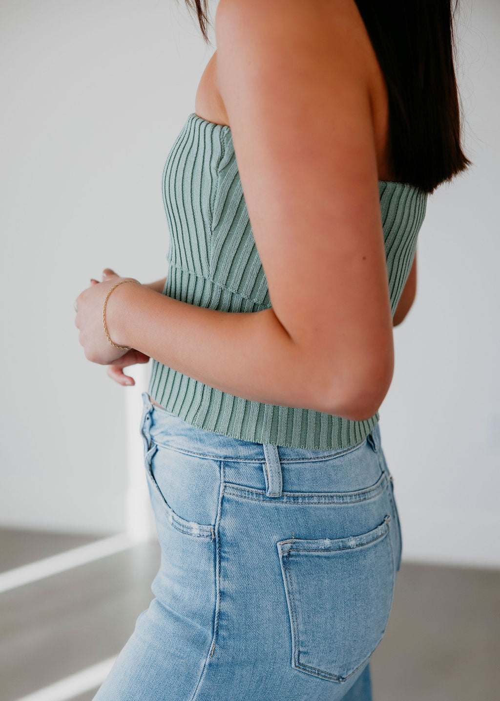 Eloise Ribbed Tube Top
