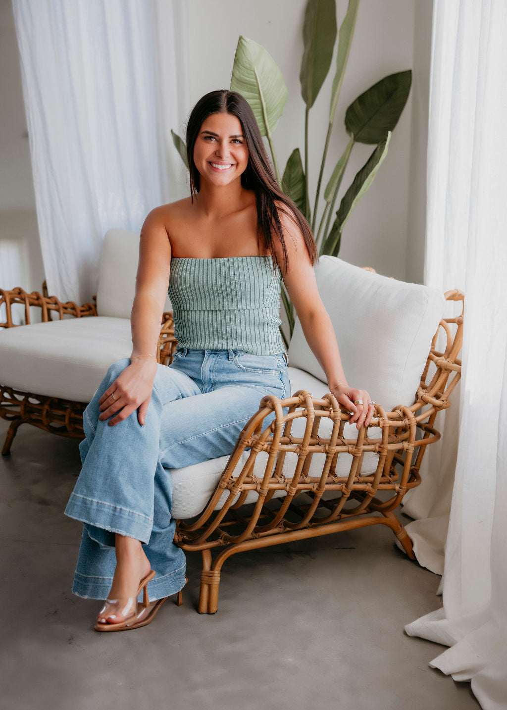 Eloise Ribbed Tube Top