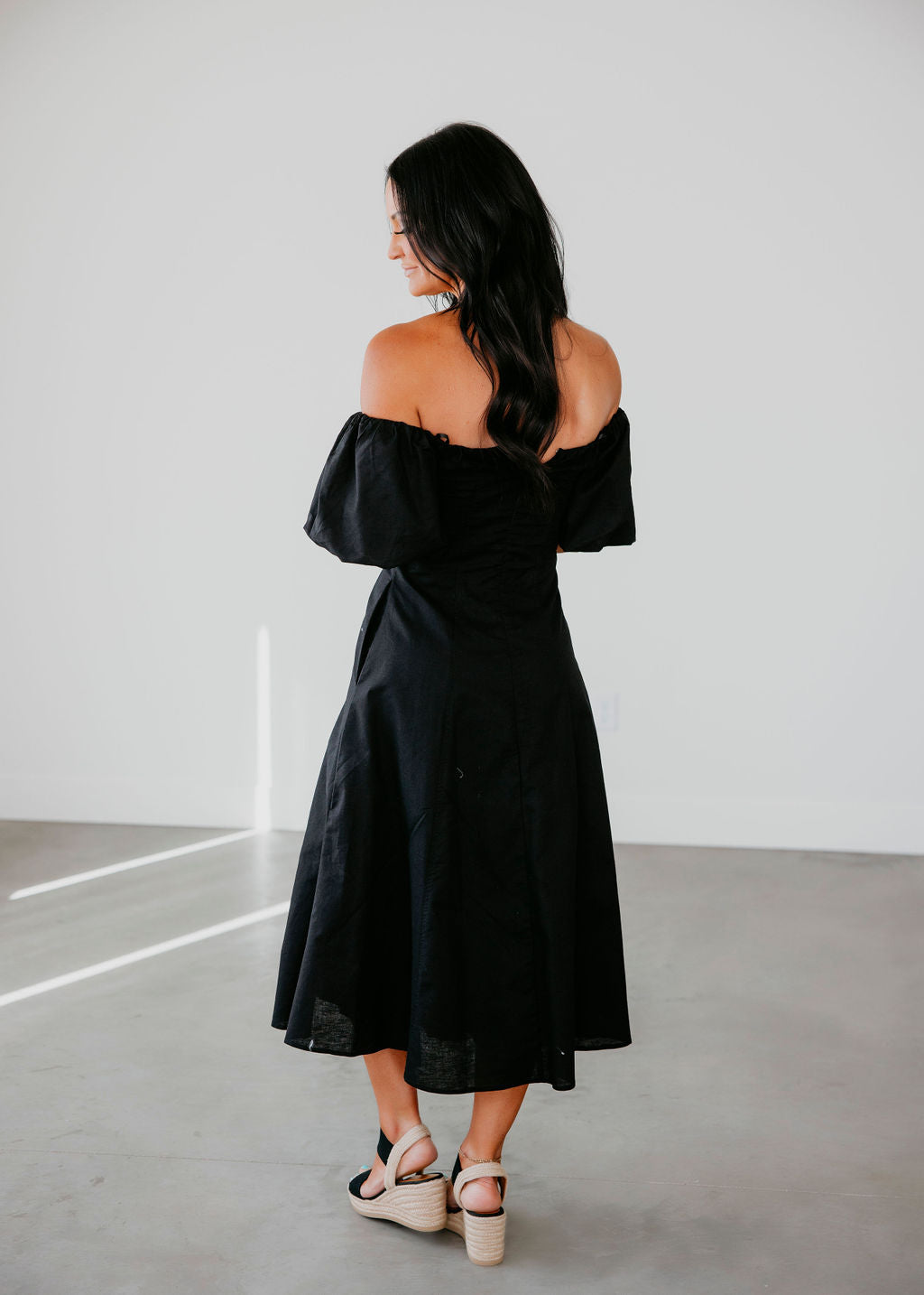 Serah A-Line Midi Dress