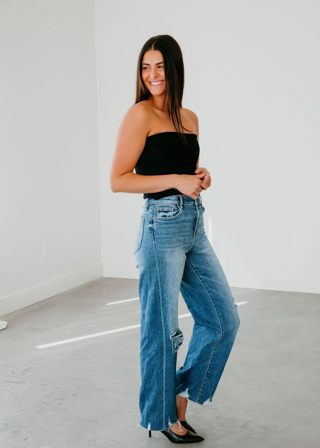 Eloise Ribbed Tube Top