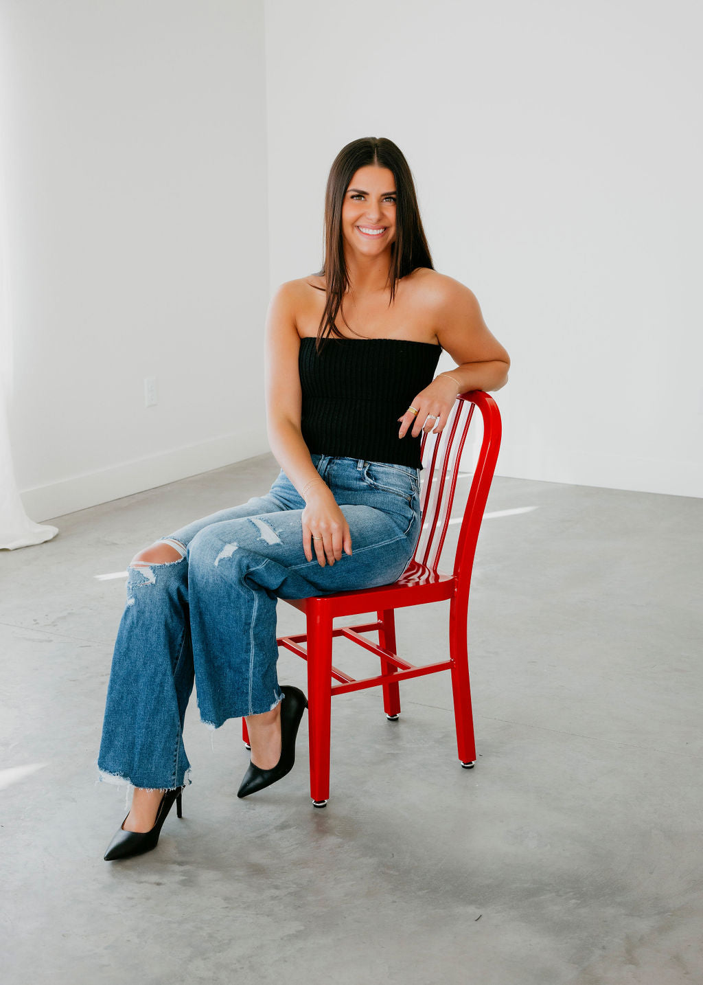 Eloise Ribbed Tube Top