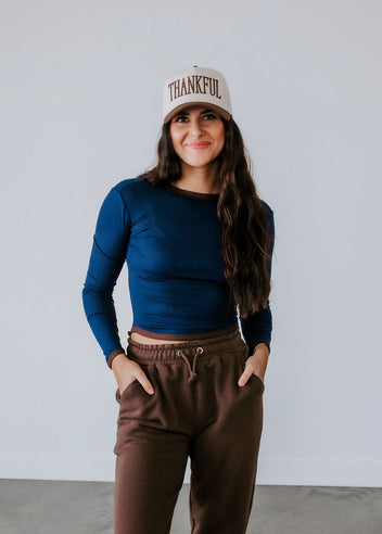 Kendall Contrast Long Sleeve Top