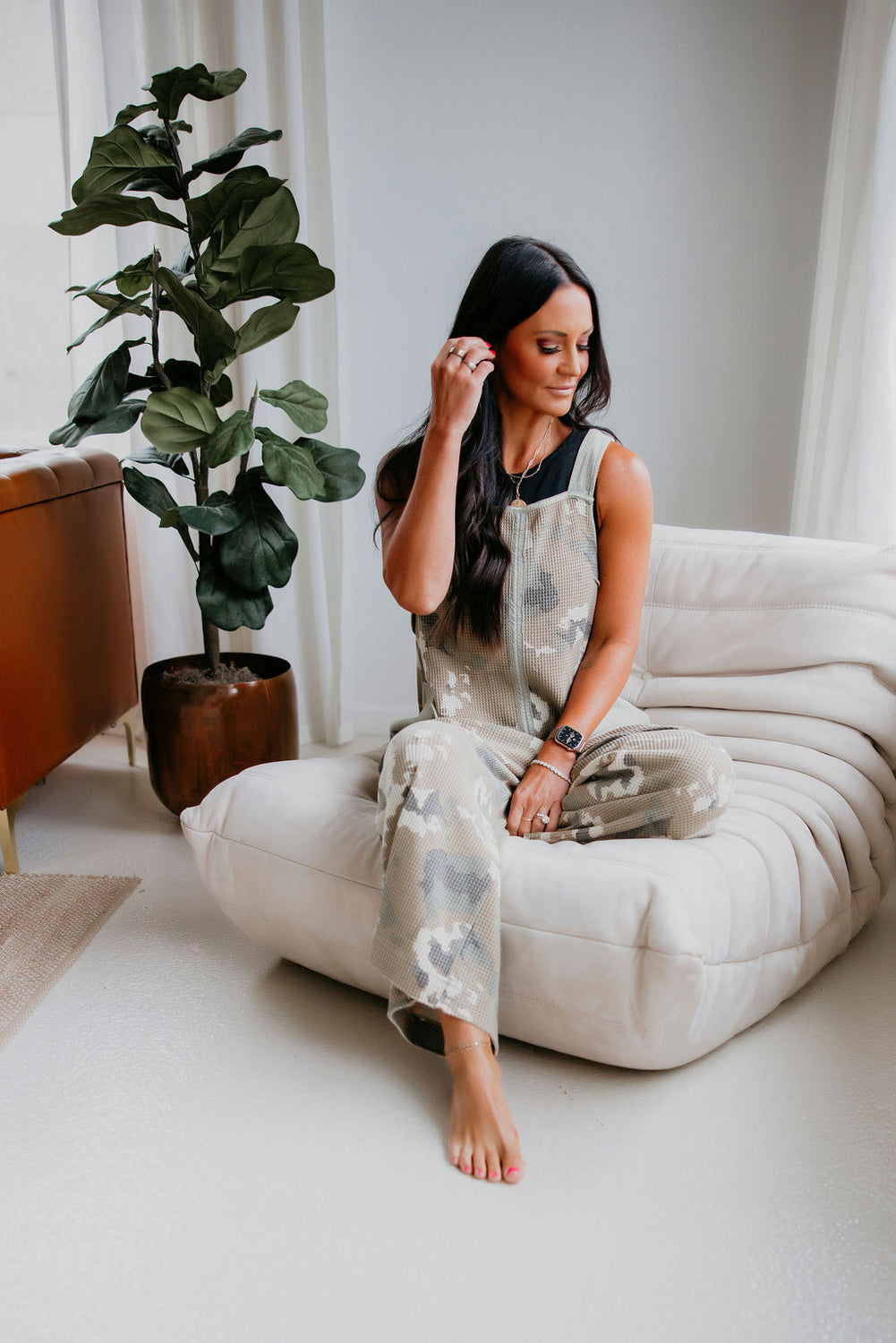 Cara Camo Thermal Jumpsuit