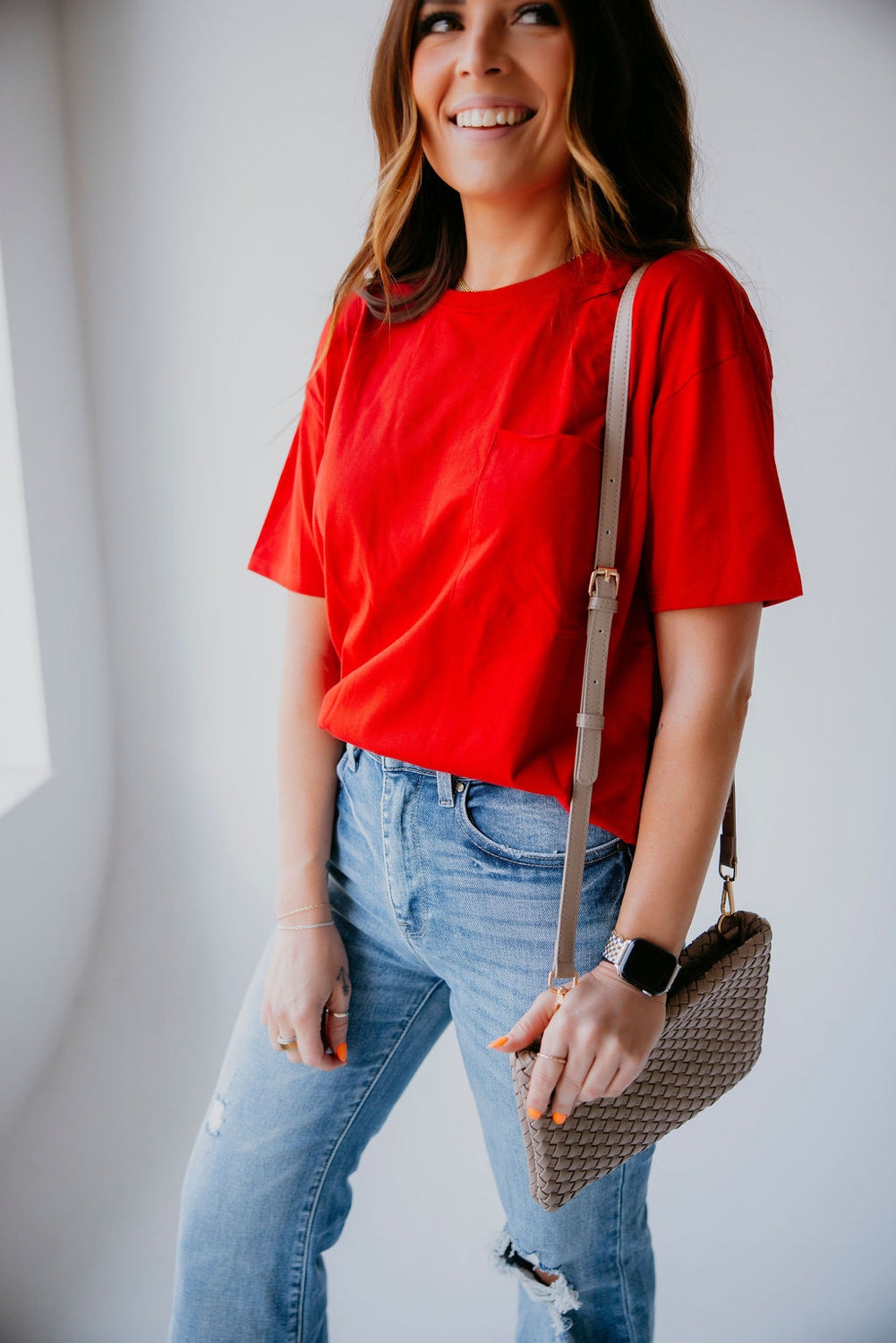 Lauren Pocket Tee by Lily & Lottie