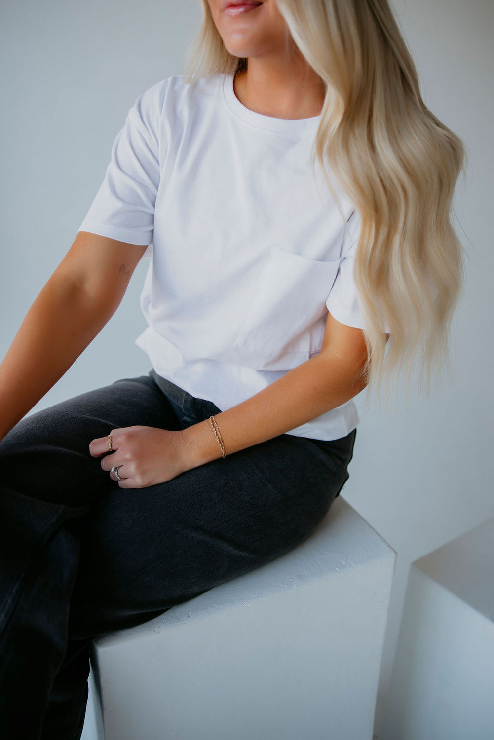 Lauren Pocket Tee by Lily & Lottie