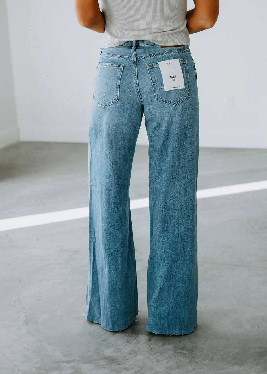 Khalia Hidden Wide Leg Jean