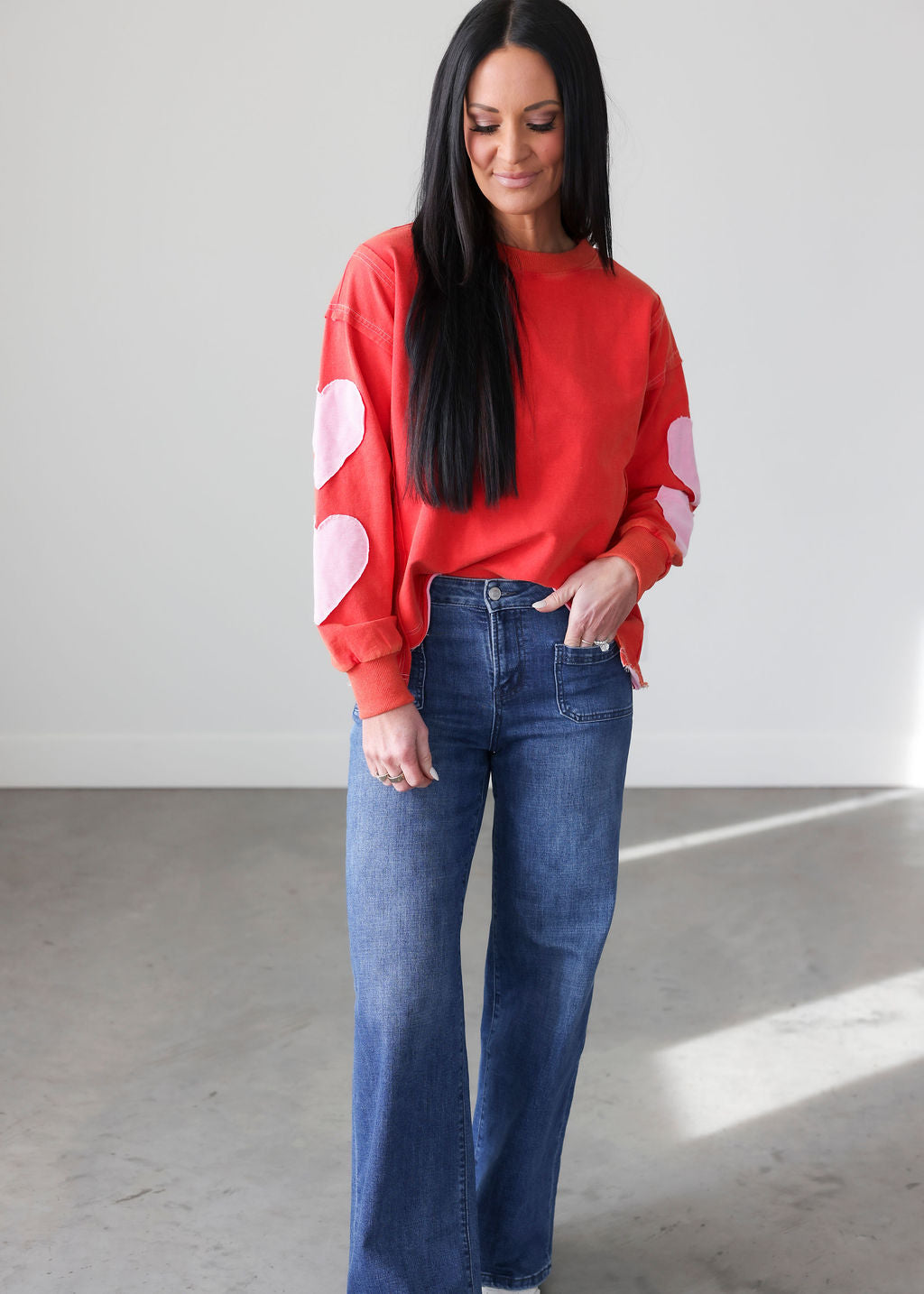 Heart Patch Sweatshirt