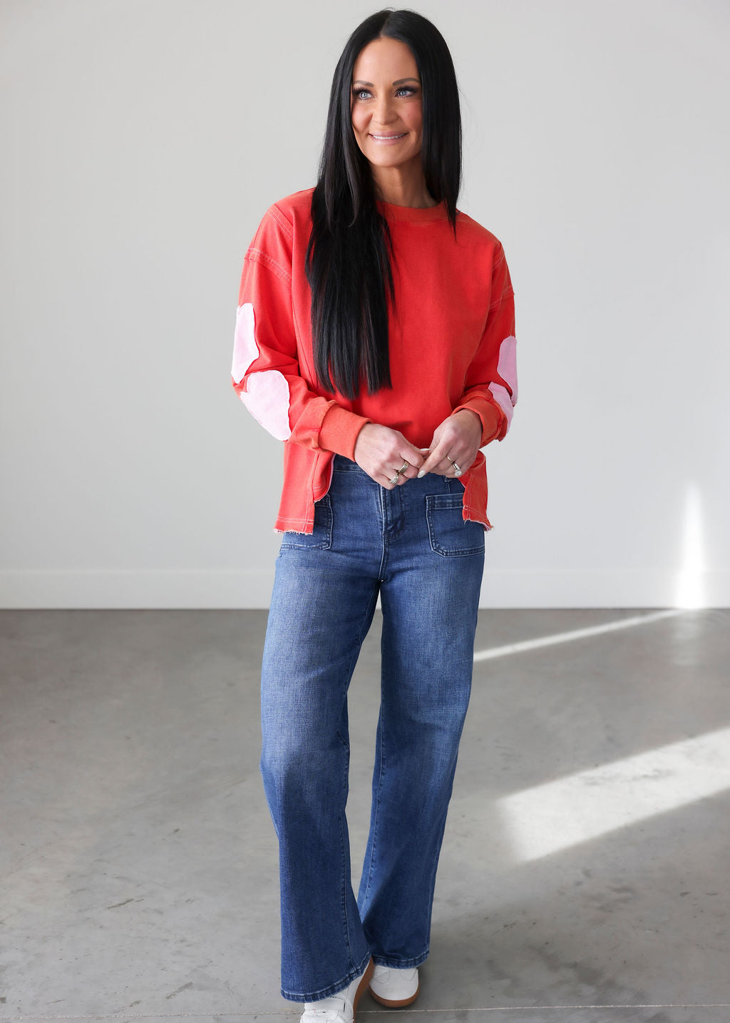 Heart Patch Sweatshirt