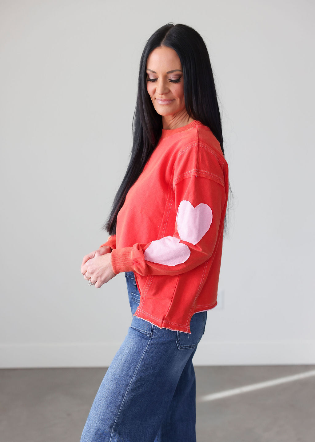 Heart Patch Sweatshirt
