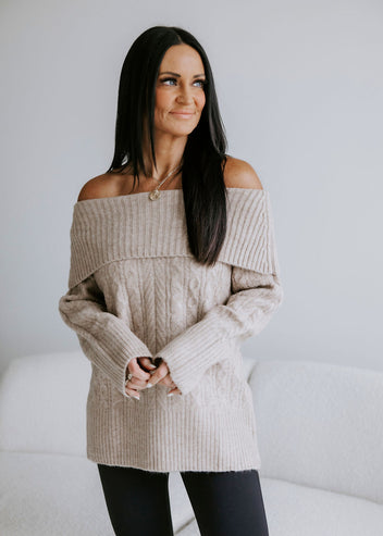 Samantha Off The Shoulder Sweater