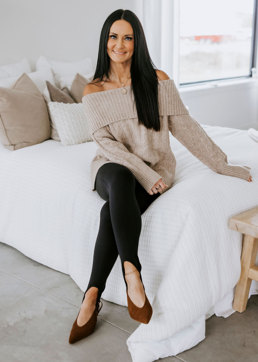 Samantha Off The Shoulder Sweater