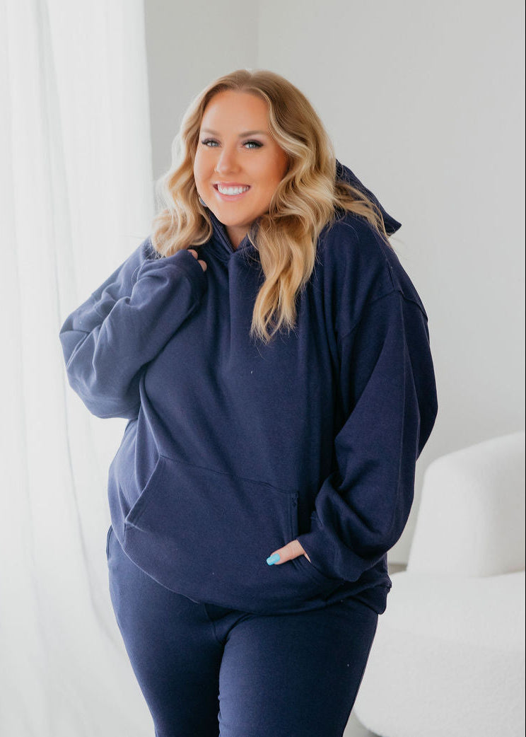 image of Essential Lightweight Hoodie by Lily & Lottie