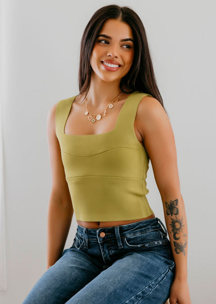 Delores Knit Brami Top product view