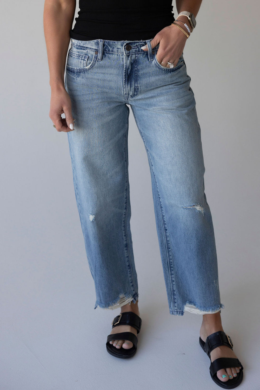 Jackey Hidden Baggy Jeans