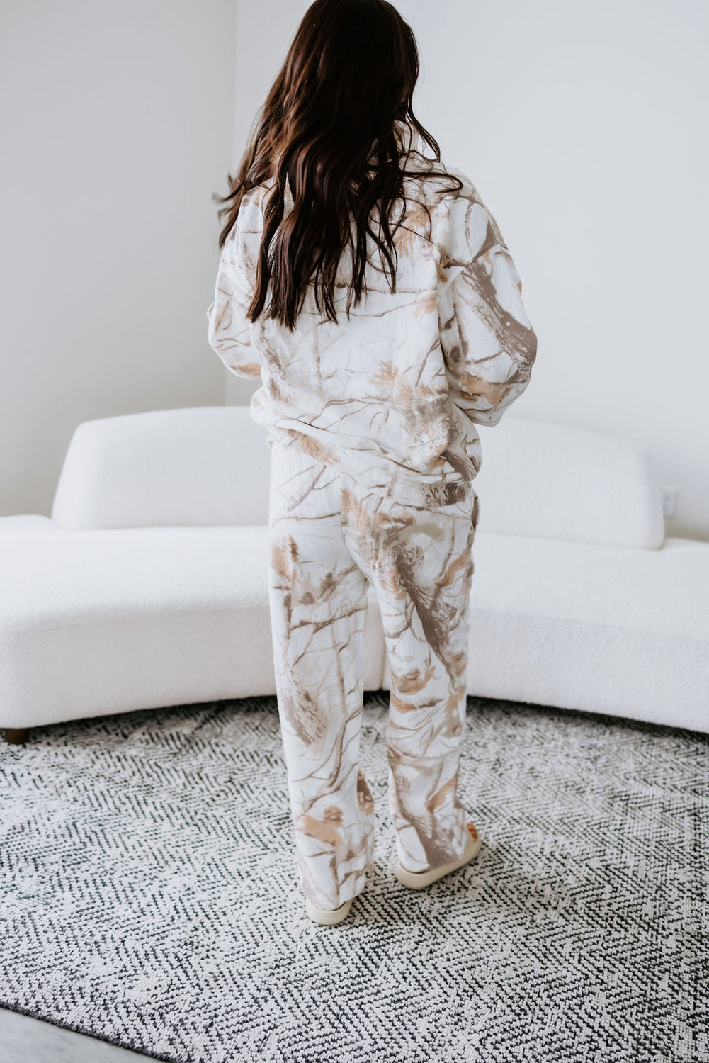 Sand Dune Camo Wide Leg Pant by Lily & Lottie